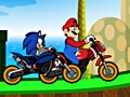 Spel Mario Vs Sonic Racing