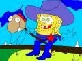 Spel Cowboy Spongebob Coloring
