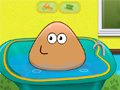 Spel Pou Baby Bathing