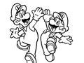 Spel Mario Coloring For Kids