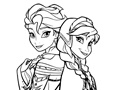 Spel Frozen Coloring For Kids