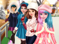 Spel Princesses Go Ice Skating