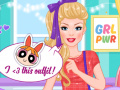 Spel Barbie`s Look Powerpuff