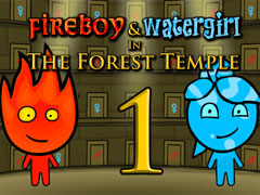 Spel Fireboy and Watergirl 1: The Forest Temple