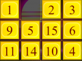 Spel 4x4 Number Slider
