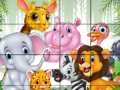 Spel Animals Sliding Puzzle