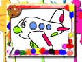 Spel Airplane Coloring Book