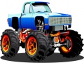 Spel Monster Truck Puzzle