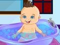 Spel Cute Baby Bathing
