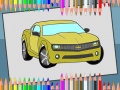 Spel American Cars Coloring Book