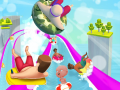 Spel Slippery Water Slides Aquapark.io
