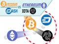 Spel Bitcoin vs Ethereum