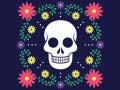 Spel Colorful Skull Jigsaw