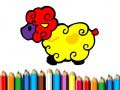 Spel Baby Sheep Coloring