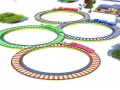 Spel Lowpolly Train Racing