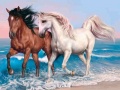 Spel Animals Jigsaw Puzzle Horses