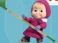 Spel Masha and the Bear Hockey