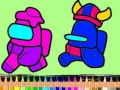 Spel Among Us Coloring Book