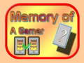 Spel Memory of a Gamer