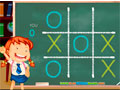 Spel Tic Tac Toe At School