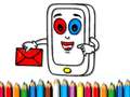 Spel Mobile Phone Coloring Book