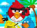 Spel Funny Birds Pop It Jigsaw