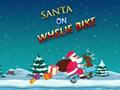 Spel Santa On Wheelie Bike