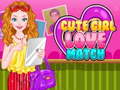 Spel Cute Girl Love Match