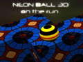 Spel Neon Ball 3d on the run