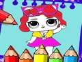 Spel Coloring Dolls Book