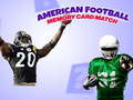 Spel American Football Memory Card Match