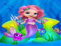 Spel Cute Mermaid Girl Dress Up 
