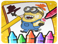 Spel Coloring Minion Раскраска Миньон