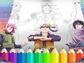 Spel Naruto Shippuden Coloring Book 