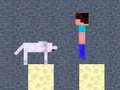Spel Minicraft: Steve And Wolf Adventure