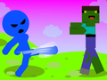 Spel Stickman Zombie Escape