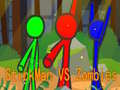 Spel StickMan Bros Vs Zombies