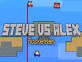 Spel Steve vs Alex Rocketman