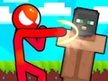 Spel Stickman vs Villager: Save the Girl