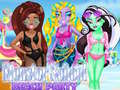 Spel Monster School Beach Party