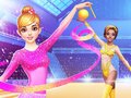 Spel Gymnastics Girls Dress Up Game