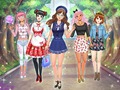 Spel High School Anime Dress Up