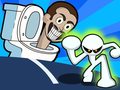 Spel Stickman vs Skibidi Toilet
