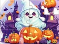 Spel Jigsaw Puzzle: Halloween Cute Ghost