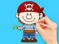 Spel Coloring Book: Pirate