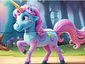 Spel Jigsaw Puzzle: Magic Forest Unicorn