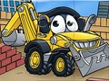 Spel Jigsaw Puzzle: Excavator Buliding