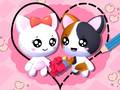 Spel  Love Cat Draw Puzzle