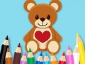 Spel Coloring Book: Toy Bear