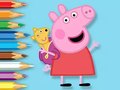 Spel Coloring Book: Peppa With Toy Bear